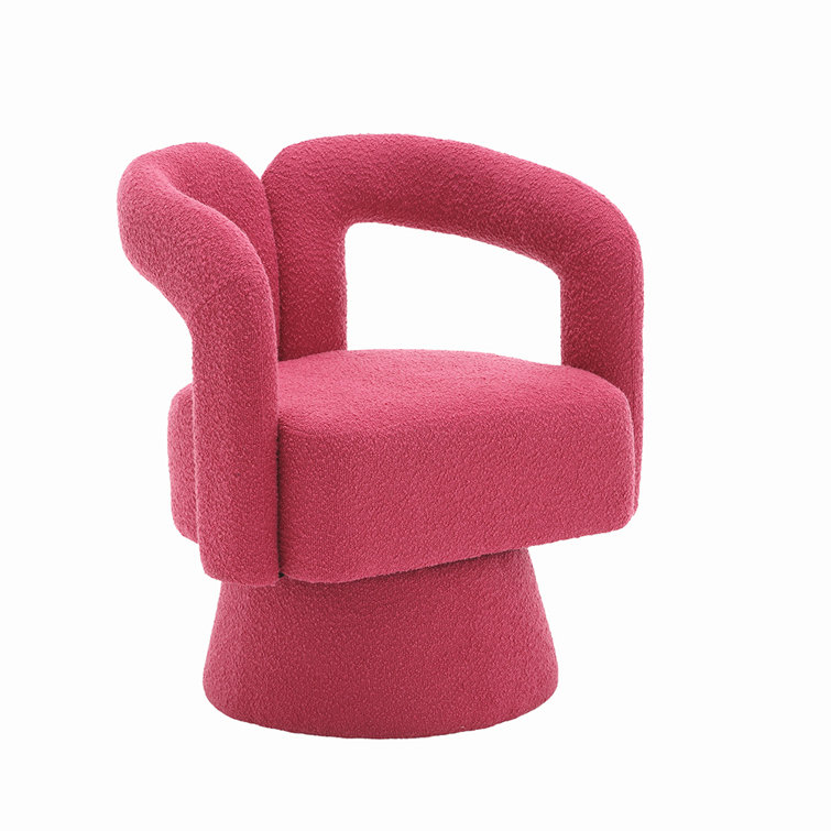 Pink swivel cuddle discount chair